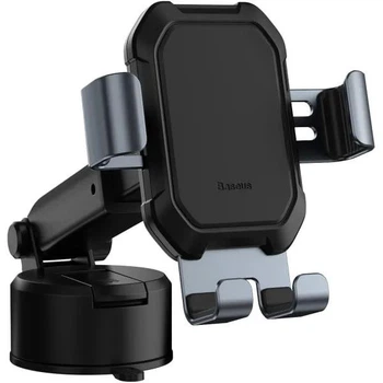 Автомобільний тримач для телефону Baseus Simplism Gravity Car Mount Holder With Suction Base на торпедо (SUYL-TK01) Black