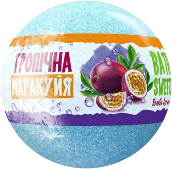 Бомбочка для ванн "Тропическая маракуйя" - AquaShine Bath Sweets 100g (1114881-1488384-2)