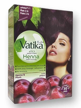 Vatika Henna Plum Хна Для Волосся (Сливовий) 3.16