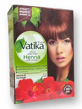 Vatika Henna Хна Для Волосся Burgundy (Бордова) 3.6