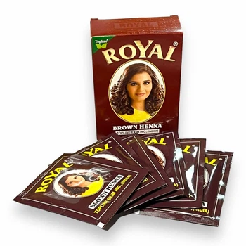 Хна для волосся Індійська Натуральна Royal Henna Brown Коричнева