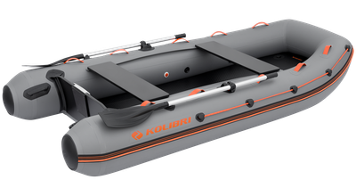 Надувная лодка Kolibri KM-330XL темно-серая + Air-Deck