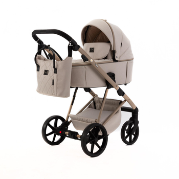 Коляска Adamex Delta DN-3 2 в 1 Молочный