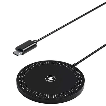 Беспроводное зарядное устройство Magnetic Wireless Charger Fast Charging Type-C 15W 579 Black