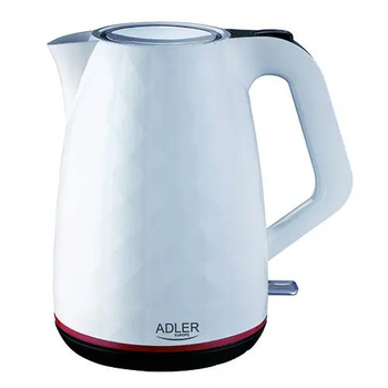Електрочайник Adler Пластиковий 2200 Вт Білий