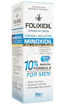 Миноксидил Folixidil 10% от выпадения волос, для роста волос и бороды