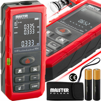 Лазерный дальномер 40м Majster Polska