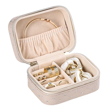Шкатулка Casegrace SP-01304-B Beige для украшений и ювелирных изделий портативная