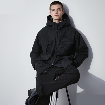 Парка Uniqlo розмір XS чорна (467596)