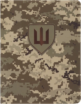 Записная книга Buromax Military A6 в клетку 64 листа пиксель (BM.296190-04)