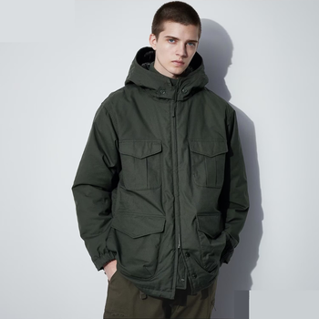 Парка Uniqlo розмір XS оливкова (467596)