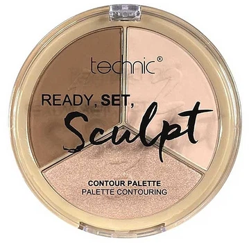 Палетка для контуринга - Technic Cosmetics Ready Set Sculpt Contour Palette Fair (9.9g) (1239751-600075822-2)