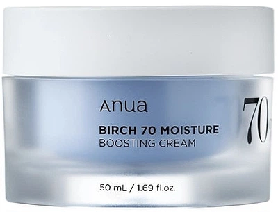 Зволожуючий крем для обличчя з березовим соком - Anua Birch 70 Moisture Boosting Cream 50ml
