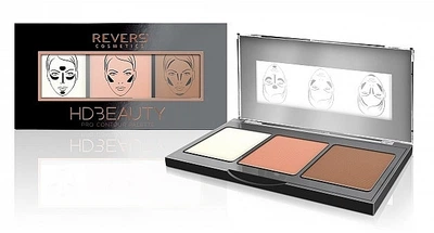Палетка для контуринга - Revers HD Beauty Procontour Palette 03 (1221164-1450333228-2)