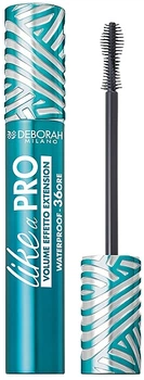 Тушь для ресниц объемная - Deborah Like A Pro Tint Waterproof Volume Effetto Extension Mascara Black (13ml) (1236974-264031981-2)