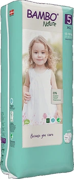 Екопідгузки "Nature", розмір 5 (12-18 кг), 44 шт. - Bambo Nature 44шт (962220-31102705)