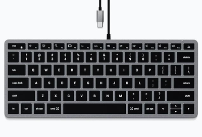 Дротова мембранна клавіатура Satechi Slim W1