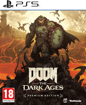 Гра Doom The Dark Ages Premium Edition для PS5 (Blu-ray диск)