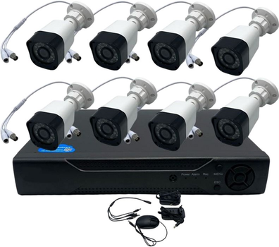 Комплект видеонаблюдения Aerbes AB-C232 AHD Security Recording System 1080 Full HD CCTV (1062-89)