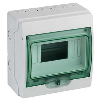 Щит навісний Schneider Electric Kaedra Mureva 8 модулів IP65 з прозорими дверима (13978)