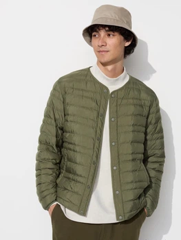 Куртка демисезонная мужская Uniqlo 768619901 S Зеленая (1159824421)