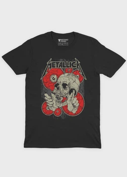Чоловіча футболка MODNO з рок принтом "Metallica" XL Чорний (TS001-004-2-708-F-BL-M)