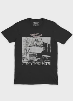 Чоловіча футболка MODNO з рок принтом "Dead Kennedys" XL Чорний (TS001-004-2-577-F-BL-M)