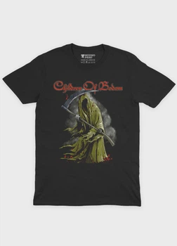 Чоловіча футболка MODNO з рок принтом "Children Of Bodom" L Чорний (TS001-004-2-574-F-BL-M)