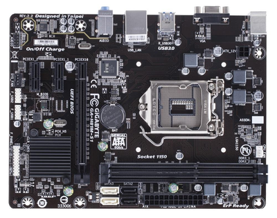 Материнская плата Gigabyte GA-H81M-S1 (s1150, H81, PCI-Ex16) OEM Bulk
