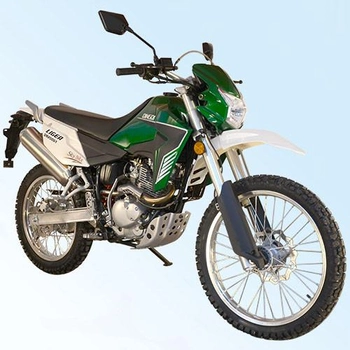 Мотоцикл Qingqi Liger 200 New Зеленый (Sb0002)