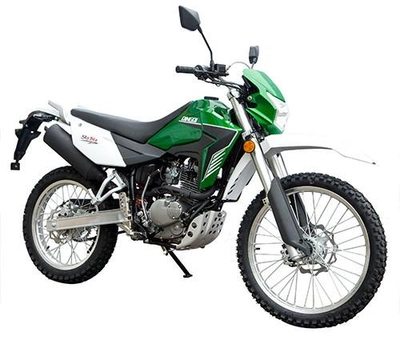 Мотоцикл Qingqi Liger 200 New Зеленый (Sb0002)