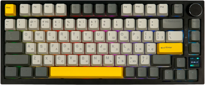 Клавіатура Epomaker Ajazz AK820 Pro Gift Switch підсвітка, чорна 299399