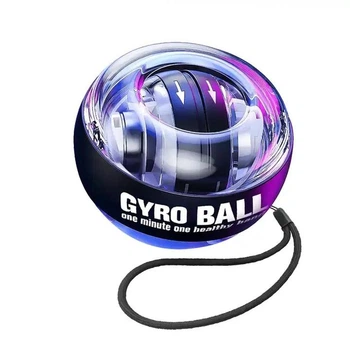 Эспандер гироскопический кистевой тренажер GYRO BALL кистевой эспандер power ball с прогрессивной LED подсветкой черный
