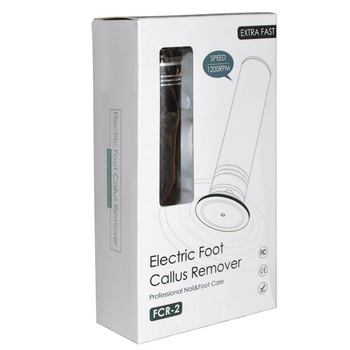 Профессиональная электрическая пилка для педикюра Electric foot callus remover FCR-2 черная