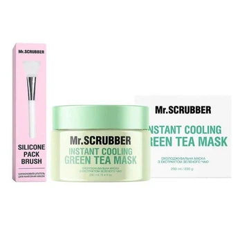 Охолоджувальна маска для обличчя з екстрактом зеленого чаю Mr.SCRUBBER Instant Cooling Green Tea Mask 220g