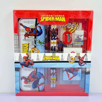 Набор канцелярии Spider-Man для школы и творчества, 6 предметов, детский подарочный комплект