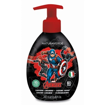 Рідке мило для дітей Naturaverde Disney Classic AVENGERS з органічними екстрактами календули та ромашки 250 мл