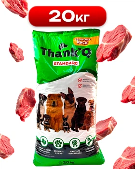 Корм для собак сухой для средних пород со вкусом говядины 20кг Thank'Q Standard Beef