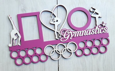 Медальниця гімнастика індивідуальна 50смх35см малинова (Medalnutsa-0602-399)