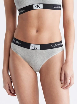 Трусики танга женские хлопковые Сalvin Klein 51477221-050(Grey Heather) M Серые (196807030286)