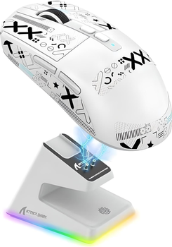 Игровая беспроводная мышь Attack Shark X6 White