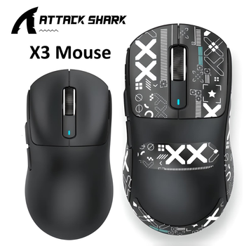 Игровая беспроводная мышь Attack Shark X3 Black