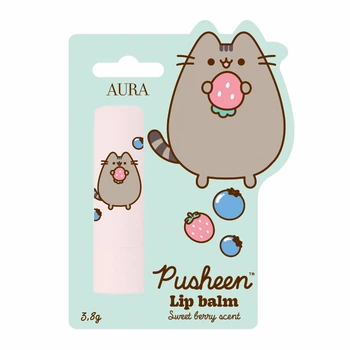 Бальзам для губ Pusheen 3D з ароматом солодких ягід 3,8 г (124236)