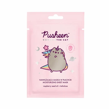 Зволожуюча маска для обличчя Pusheen з олієї насіння малини 17 г (124240)