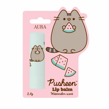 Бальзам для губ Pusheen 3D з ароматом кавуна 3,8 г (124235)