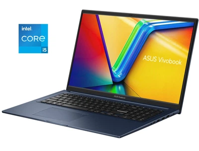 Ультрабук Asus Vivobook 17 F1704VAP / 17.3" (1920x1080) IPS / Intel Core 5 120U (10 (12) ядер по 1.4 - 5.0 GHz) / 8 GB DDR4 / 512 GB SSD NVMe / Intel Graphics / WebCam б/у