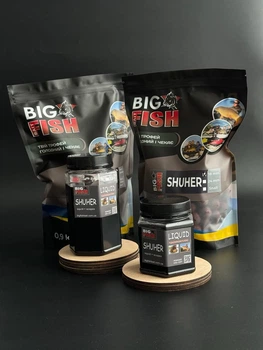 Ліквід Big Fish Baits Shuher (Squid - Scopex, PVA friendly - mokalka), 250 мл,БФБр005