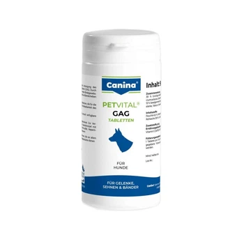 Витамины Canina PETVITAL GAG с глюкозамином для улучшения состояния связок у собак 90 табл
