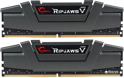 Оперативна пам'ять G.Skill DDR4-3200 16384MB PC4-25600 (Kit of 2x8192) Ripjaws V (F4-3200C16D-16GVGB)