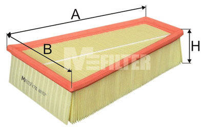 Фільтр повітряний FORD S-MAX, VOLVO V70, VOLVO S80, M-FILTER (K730)